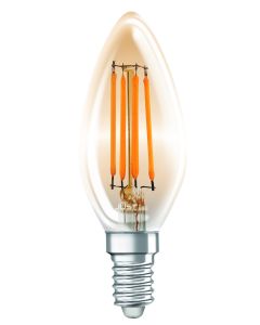 Λαμπτήρας  Dimmable Led Filament E14 C35 6w 3000K 3000K Φυσικό Amber Just Led B143506401